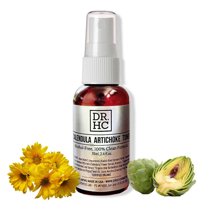 Calendula Artichoke Toner (70ml, 2.4 fl.oz.) (Anti-acne, Anti-scar, Skin recovery, Pore shrinking...).